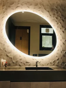 Double Egg Backlit Led Mirror