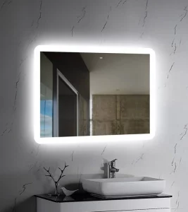 Galazo-X White Backlit Mirror