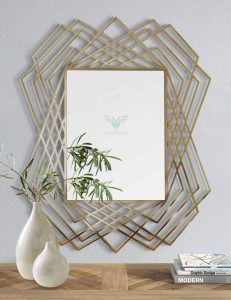 Metal Megna Decorative Mirror