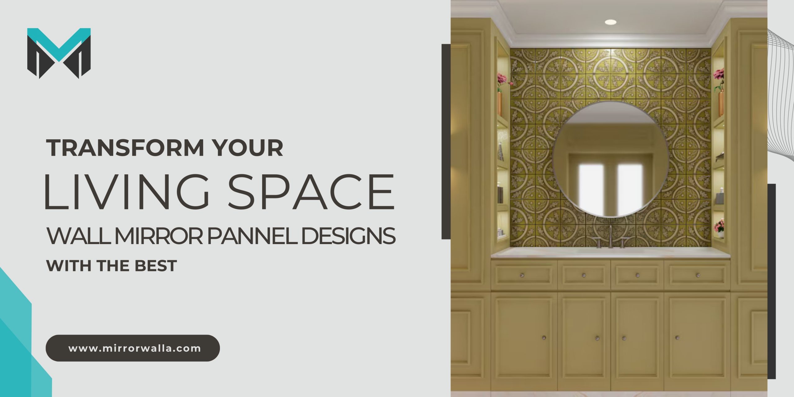 Transform Your Living Space With The Best Wall Mirror Pannel Designs.