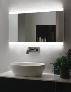 Twolines LED backlit mirror
