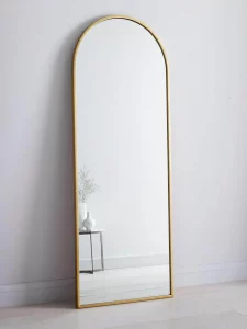 Arched full length mirror