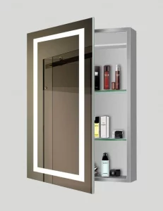white storage LED Mirror