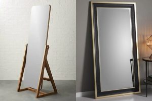 How to Style a Full Length Mirror in Living Rooms & Hallways